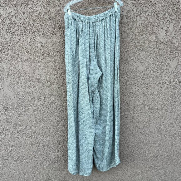 Flax Womens Shirt Pants Matching 2Pc Set Size Large Coastal Lagenlook Boho Chic - Picture 10 of 16